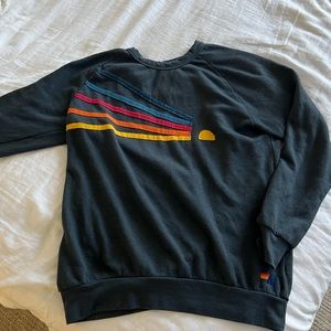 Aviator Nation Classic Black Sweatshirt size L